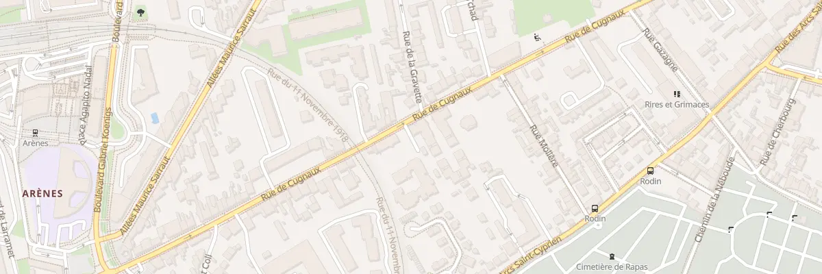 Plan du 54 Rue de Cugnaux à Toulouse