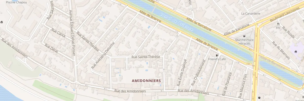 Plan du 6 Rue Sainte Thérèse à Toulouse