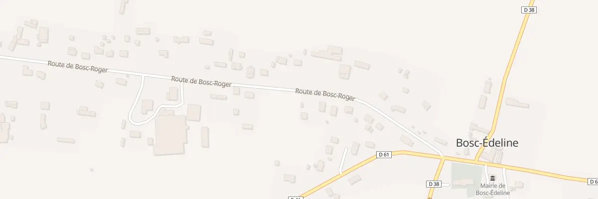 Plan du 245 Rte de Bosc Roger à Bosc-Édeline