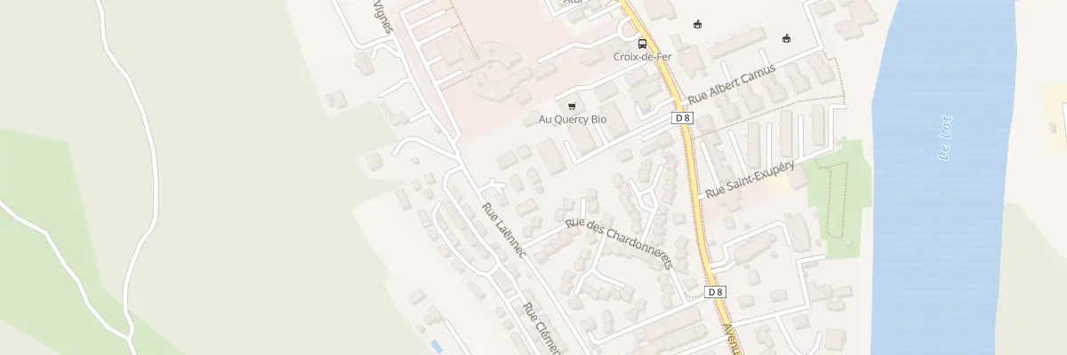 Plan du 9007 Rue Laennec à Cahors