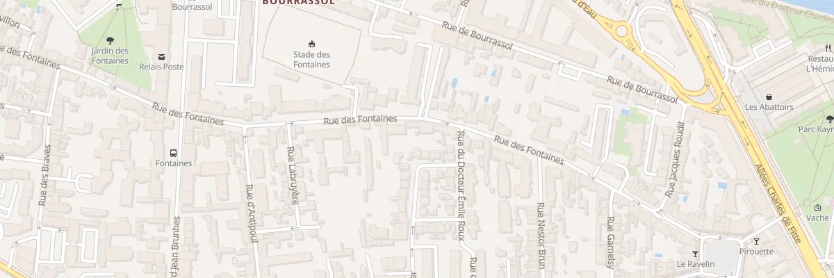 Plan du 55 Rue des Fontaines à Toulouse