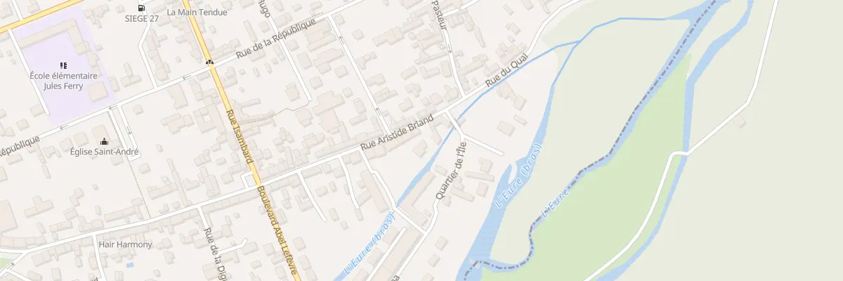 Plan du 82 Rue Aristide Briand à Ézy-sur-Eure
