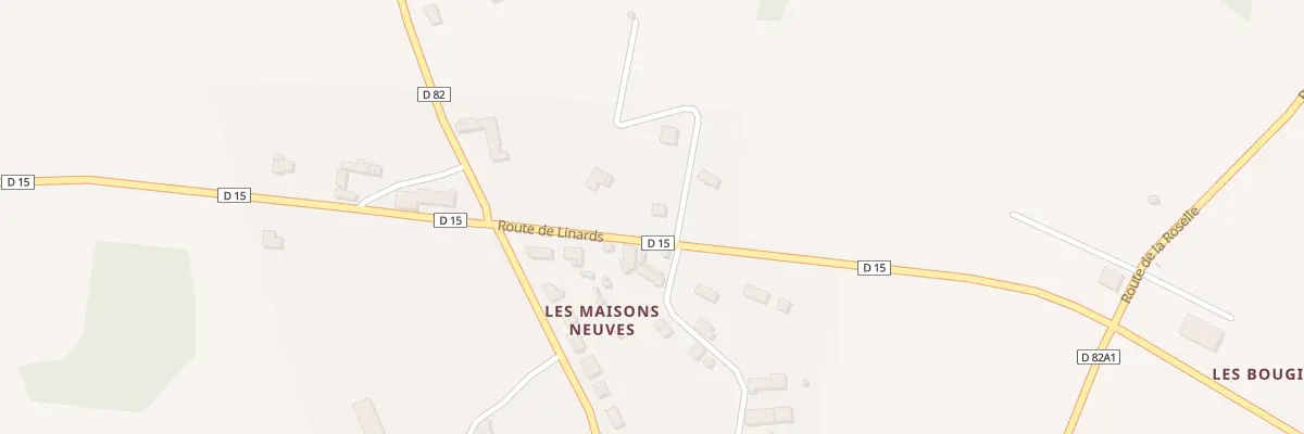 Plan du 1 Les Maisons Neuves Nord à Saint-Genest-sur-Roselle