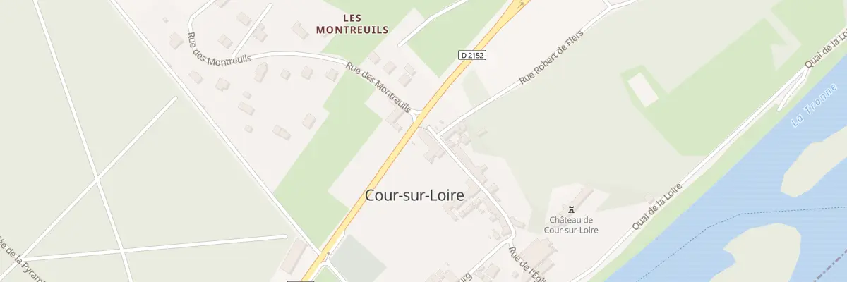 Plan du 14 Rte Nationale à Cour-sur-Loire