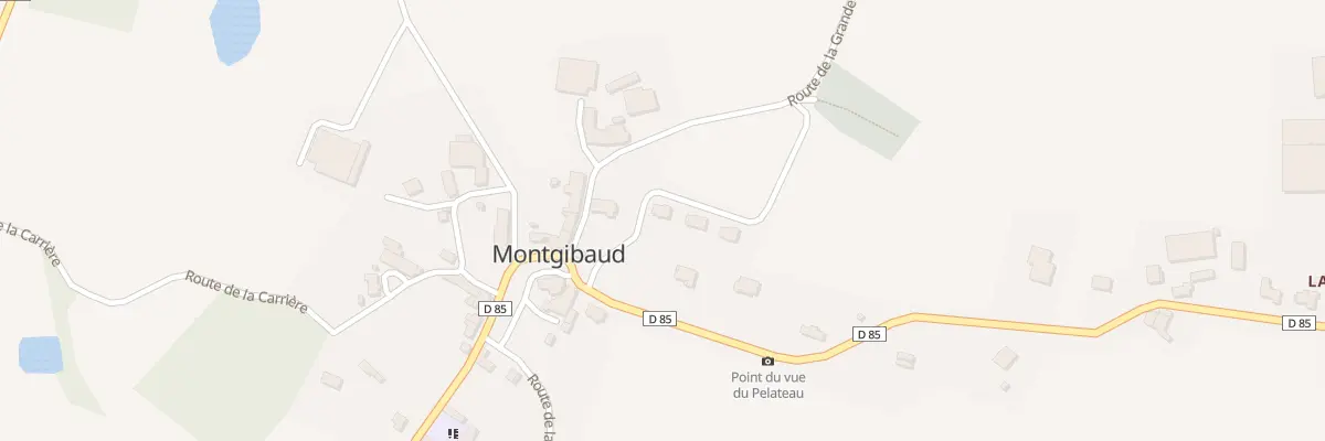 Plan du 5187 Le Bourg à Montgibaud