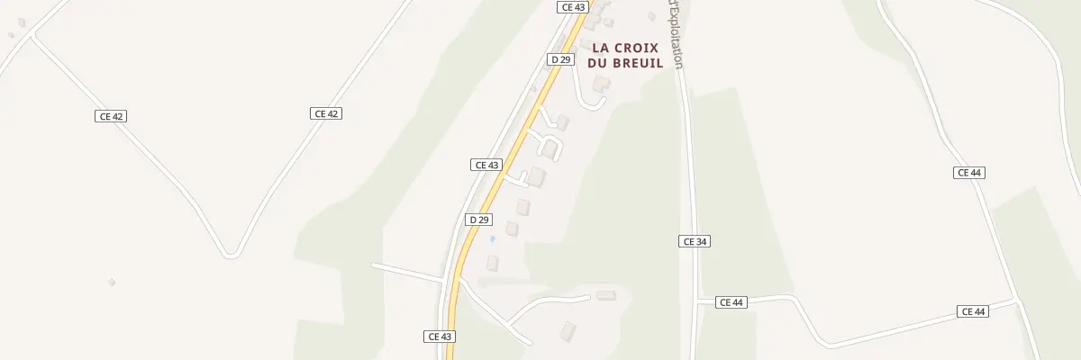 Plan du 29 Rue de la Roche Montée à Thenay