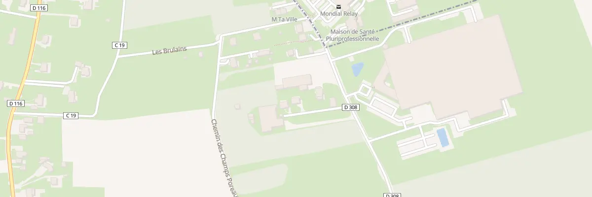 Plan du 23 Rue des Forts à Sainte-Gemme-Moronval