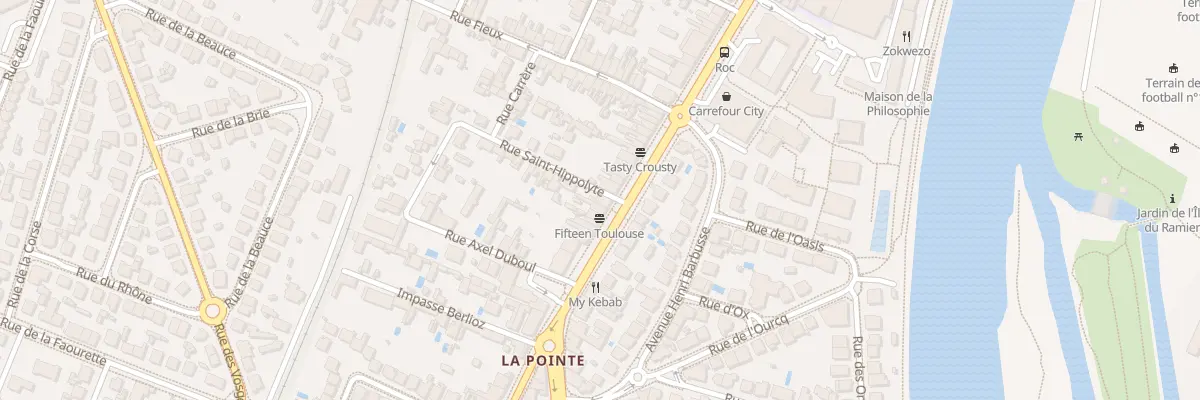 Plan du 19 Av de Muret à Toulouse