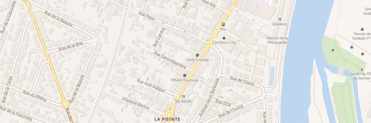 Plan du 23 Av de Muret à Toulouse
