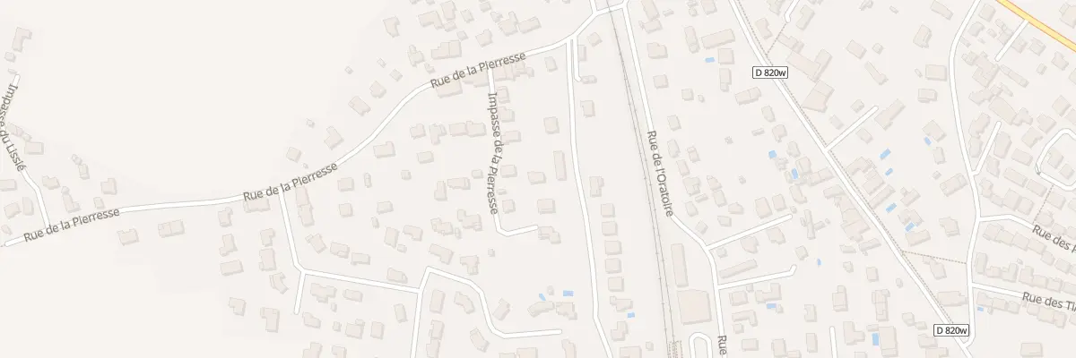 Plan du 91 Imp de la Pierresse à Vernet