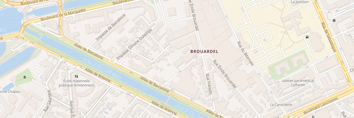 Plan du 4 Rue Jacques Lemercier à Toulouse