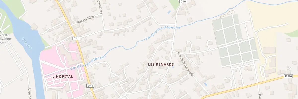 Plan du 25 Rue du Ruisseau Carême à Buzançais