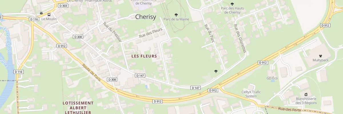 Plan du 17 Rue des Fleurs à Cherisy