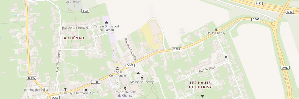 Plan du 43 Rue Charles de Gaulle à Cherisy