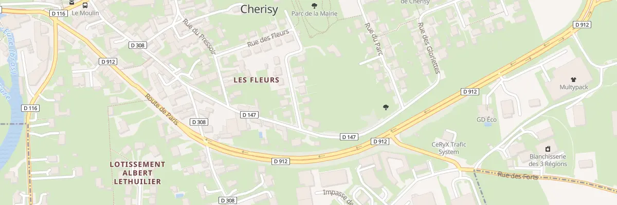 Plan du 21 Rue des Fleurs à Cherisy