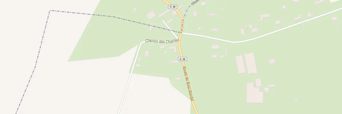 Plan du 7021 Che des Champs à Bosc-Édeline