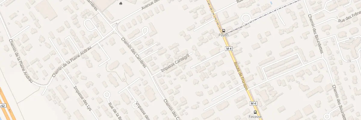Plan du 6 Imp Cantegril à Aucamville