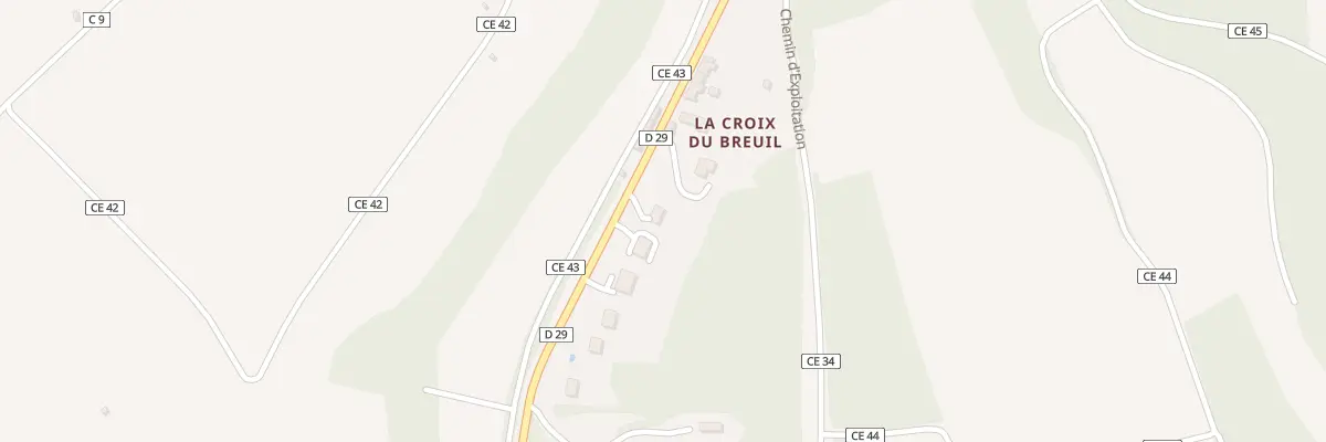 Plan du 25 Rue de la Roche Montée à Thenay