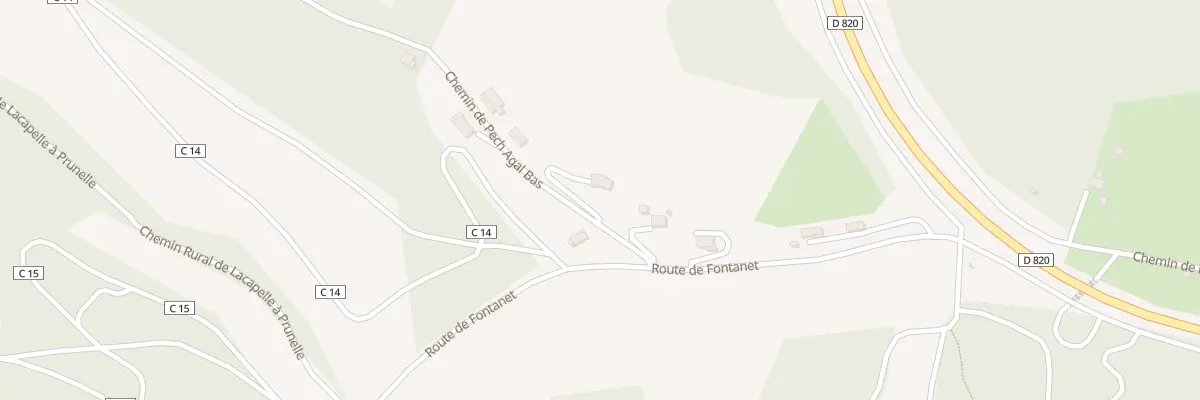 Plan du 58 Che de Pech Agal Bas à Cahors