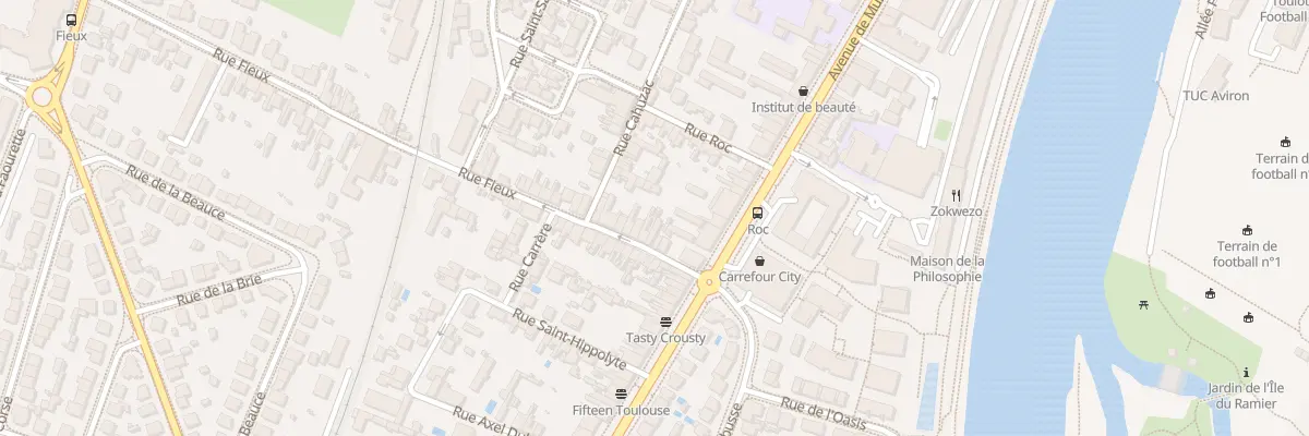 Plan du 6 Rue Fieux à Toulouse
