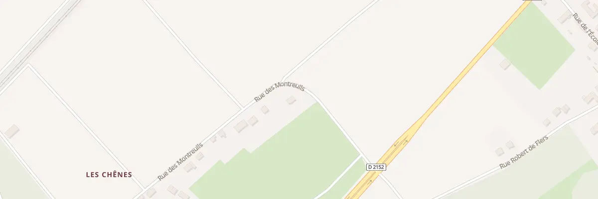Plan du 33 Rue des Montreuils à Beauce la Romaine