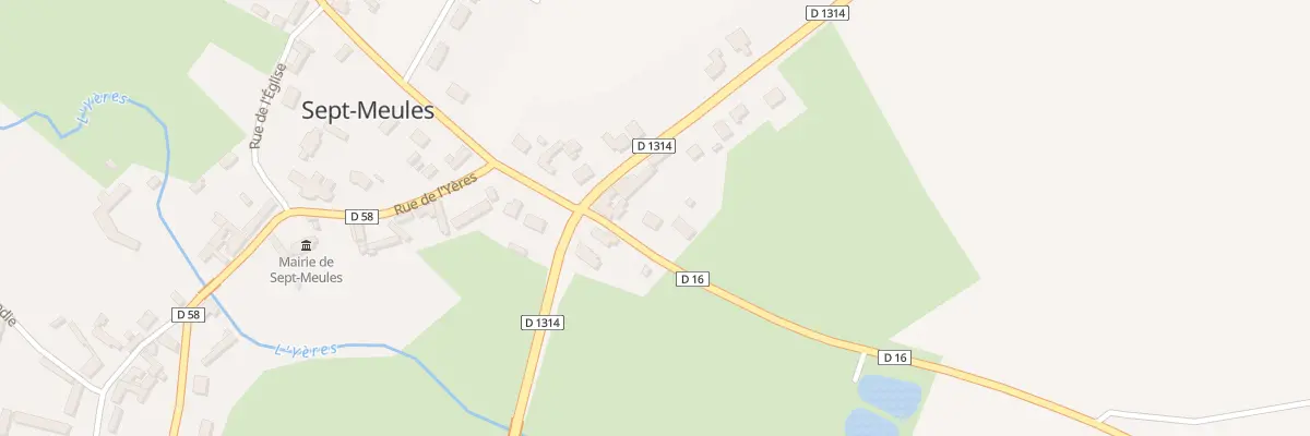 Plan du 1 Rte de la Source à Sept-Meules