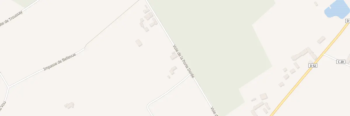 Plan du 3 Voie de la Porte Dorée à Cheverny
