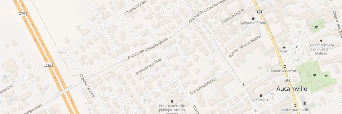 Plan du 66 Che de l’Oustalet à Aucamville