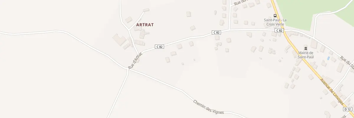 Plan du 29 Rue d’Artrat à Saint-Paul