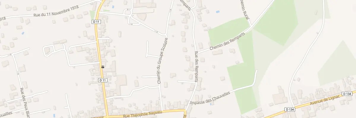 Plan du 5125 Rue des Remparts à Saint-Gaultier