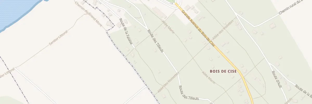 Plan du 2 Rte des Tilleuls Cise à Ault