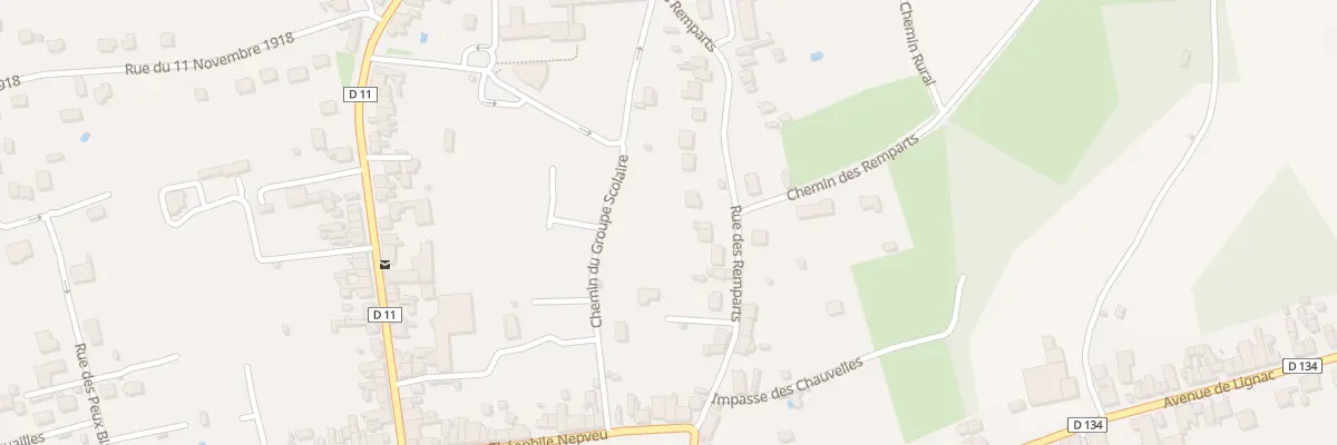 Plan du 40 Rue des Remparts à Saint-Gaultier