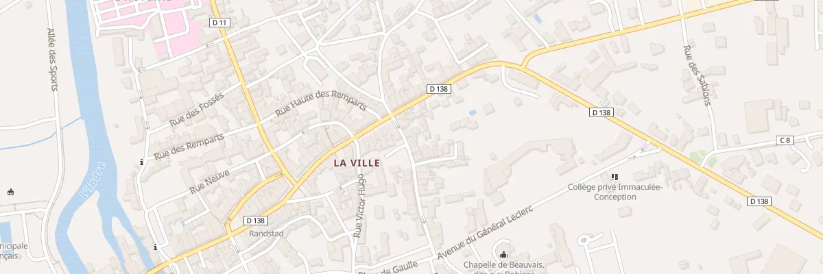 Plan du 9 Rue Saint-jean à Buzançais