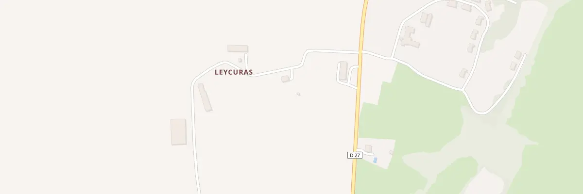Plan du 14A Rte de Leycuras à Bersac-sur-Rivalier