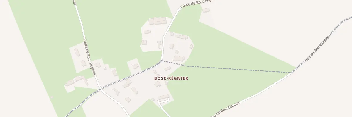 Plan du 2080 Rte de Bosc Regnier à Bois-Guilbert