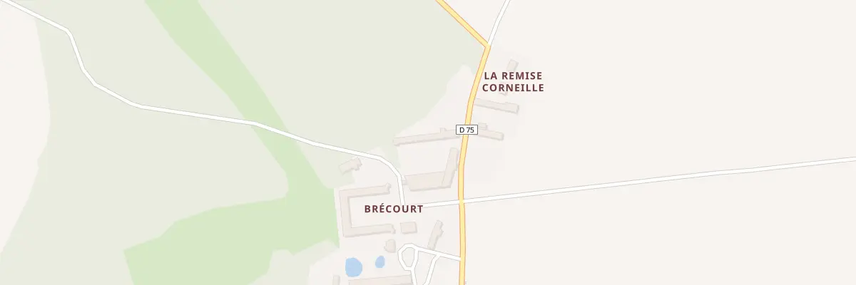 Plan du 94 Brécourt à Douains