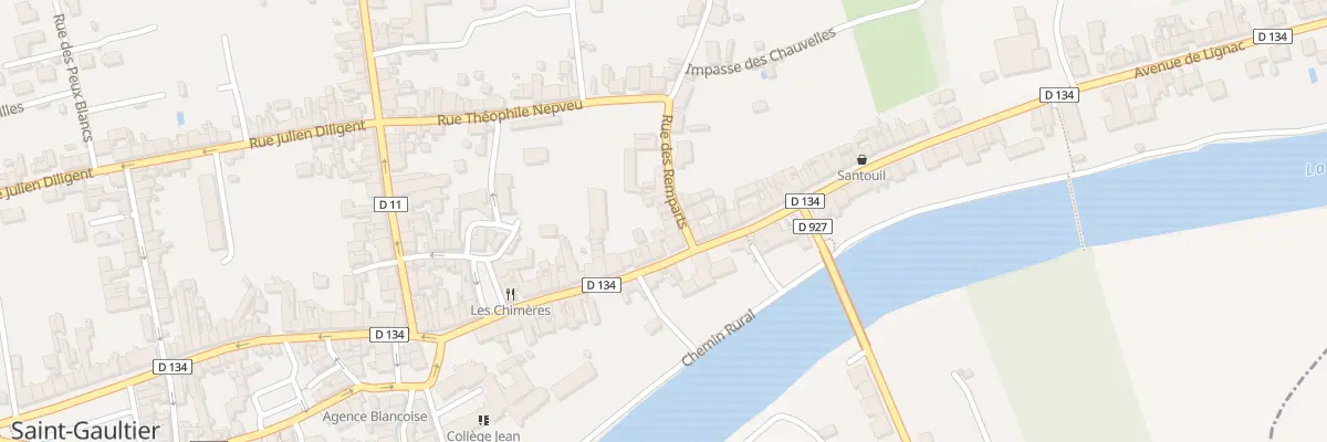 Plan du 6 Rue des Remparts à Saint-Gaultier