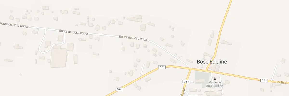 Plan du 167 Rte de Bosc Roger à Bosc-Édeline