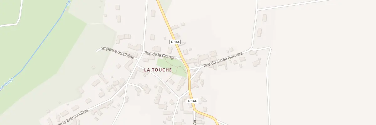 Plan du 1 Rue du Casse Noisette à Saint-Maur-sur-le-Loir