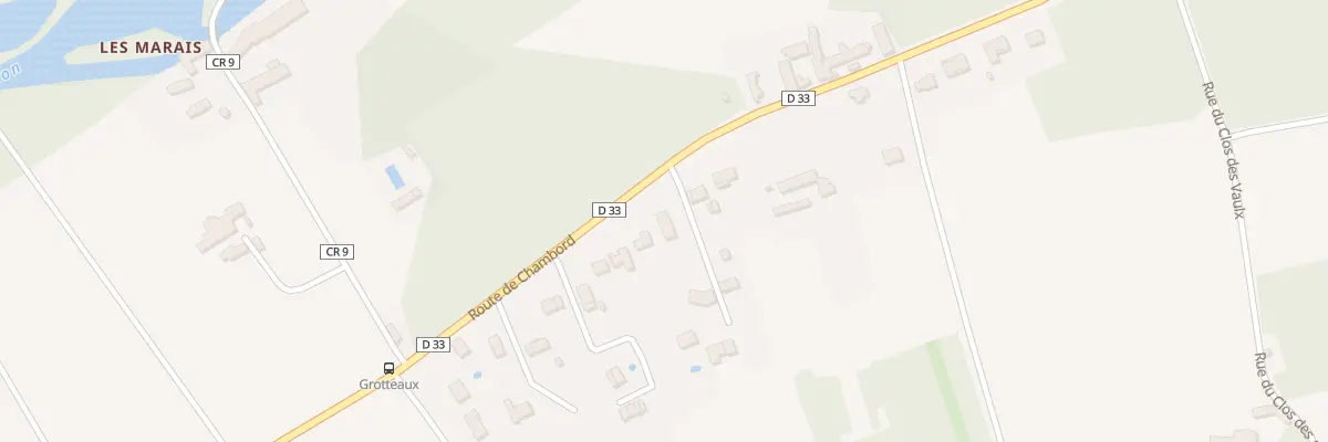 Plan du 84Q Rte de Chambord à Huisseau-sur-Cosson