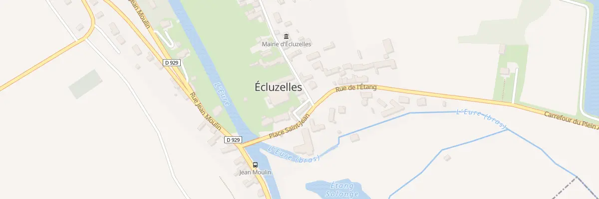 Plan du 1 Rue Étienne Malassis à Écluzelles