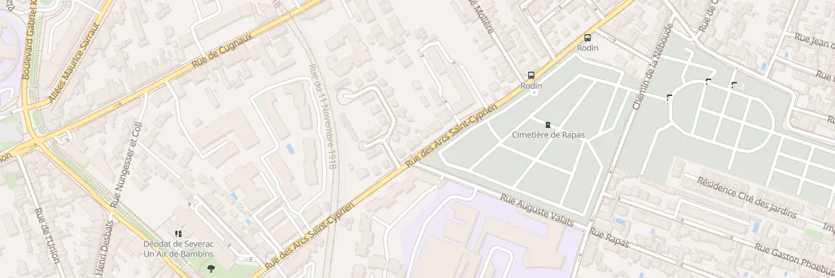 Plan du 37 Rue des Arcs St Cyprien à Toulouse