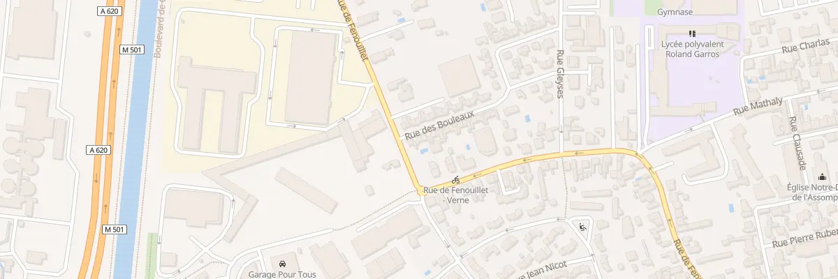 Plan du 4 Rue des Bouleaux à Toulouse