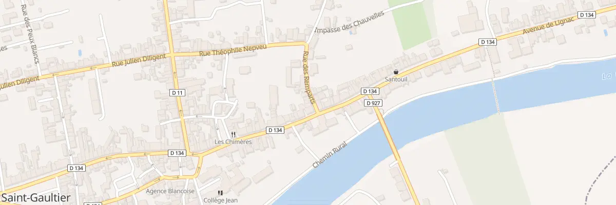 Plan du 4 Rue des Remparts à Saint-Gaultier