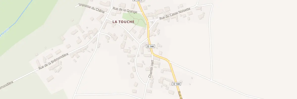 Plan du 1 Rue de la Grande-cour à Saint-Maur-sur-le-Loir