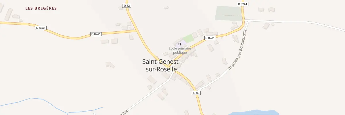 Plan du 3 Rue du 19 Mars 1962 à Saint-Genest-sur-Roselle