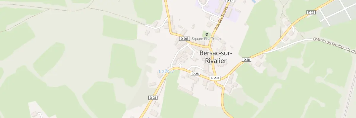 Plan du 7 Rue de la Fontaine à Bersac-sur-Rivalier