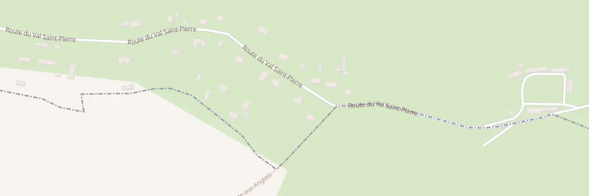 Plan du 62 Le Val Saint Pierre à Croisy-sur-Andelle