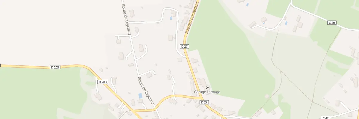 Plan du 15 Rue de Font Ardent à Bersac-sur-Rivalier