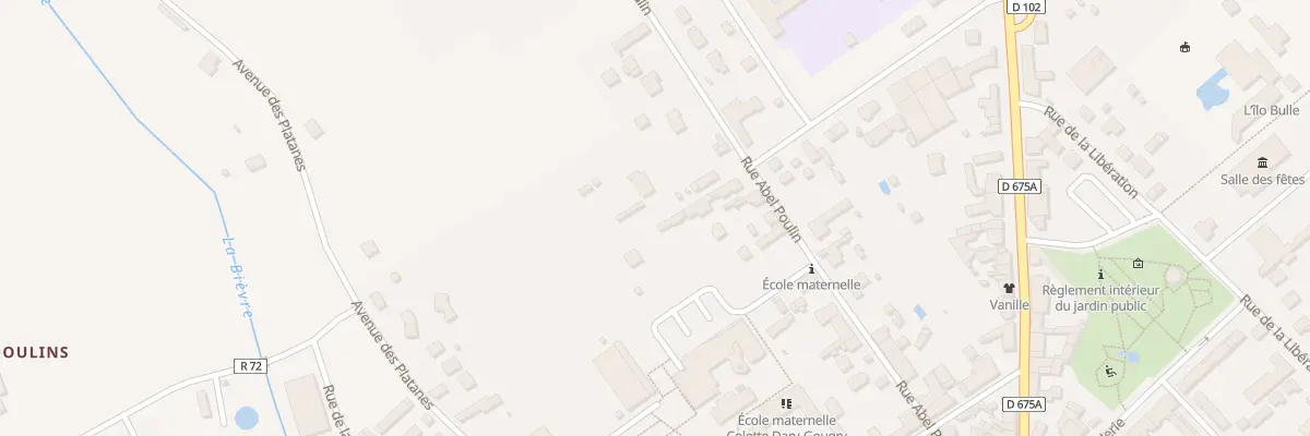 Plan du 46 Rue Abel Poulin au Controis-en-Sologne